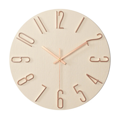 Skorter | Noble Wall Clock – Modern & Silent Clock for Living Room