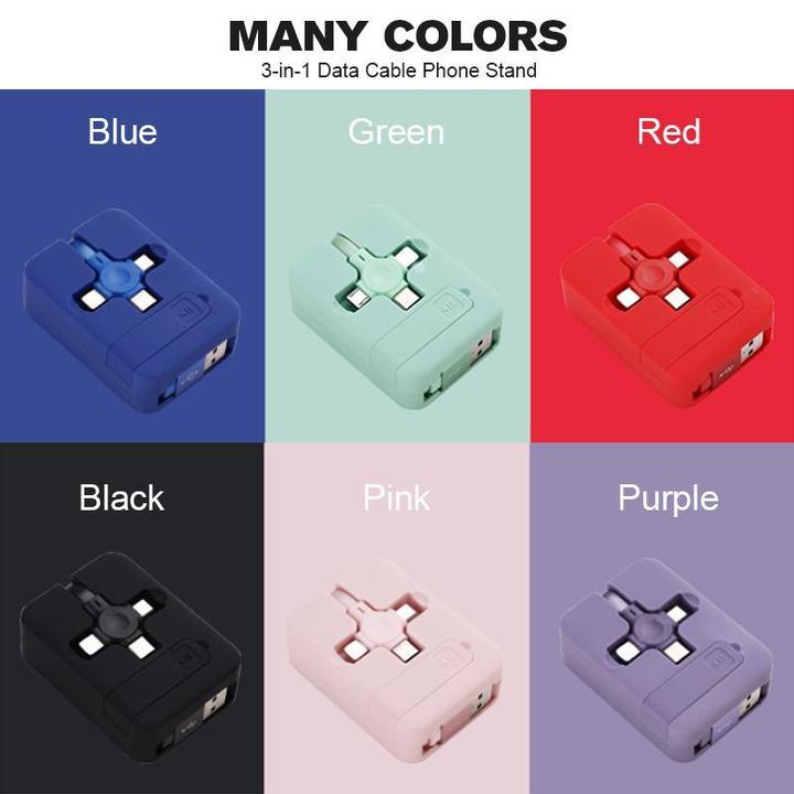 Skorter | 4-in-1 Data Cable Phone Stand