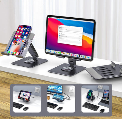 Skorter | 8-Port Hub Extension Foldable Adjustable Aluminum Alloy Stand