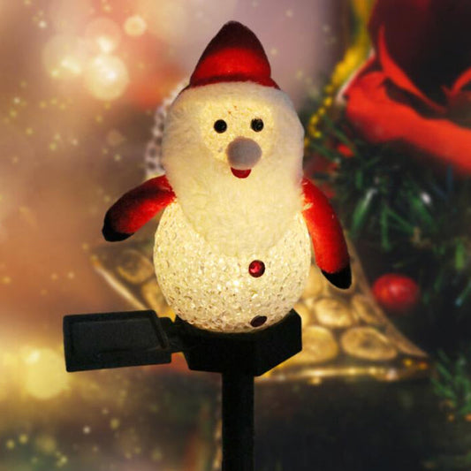 skorter | Super Cute Waterproof Solar-Powered Snowman Lamp