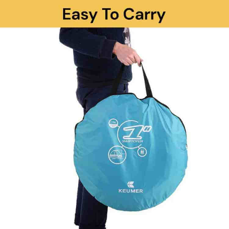 Skorter | 4-Person Beach Pop-Up Tent for Family Camping, Outdoor Events & Quick Setup