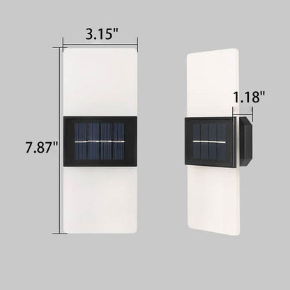 Skorter | LumaZen Solar LED Wall Lamp | Weatherproof | Solar Powered Outdoor Lighting | Garden & Patio Decor
