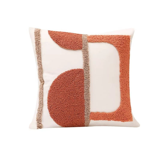 Skorter | Eden Geometric Embroidery Cushion Cover
