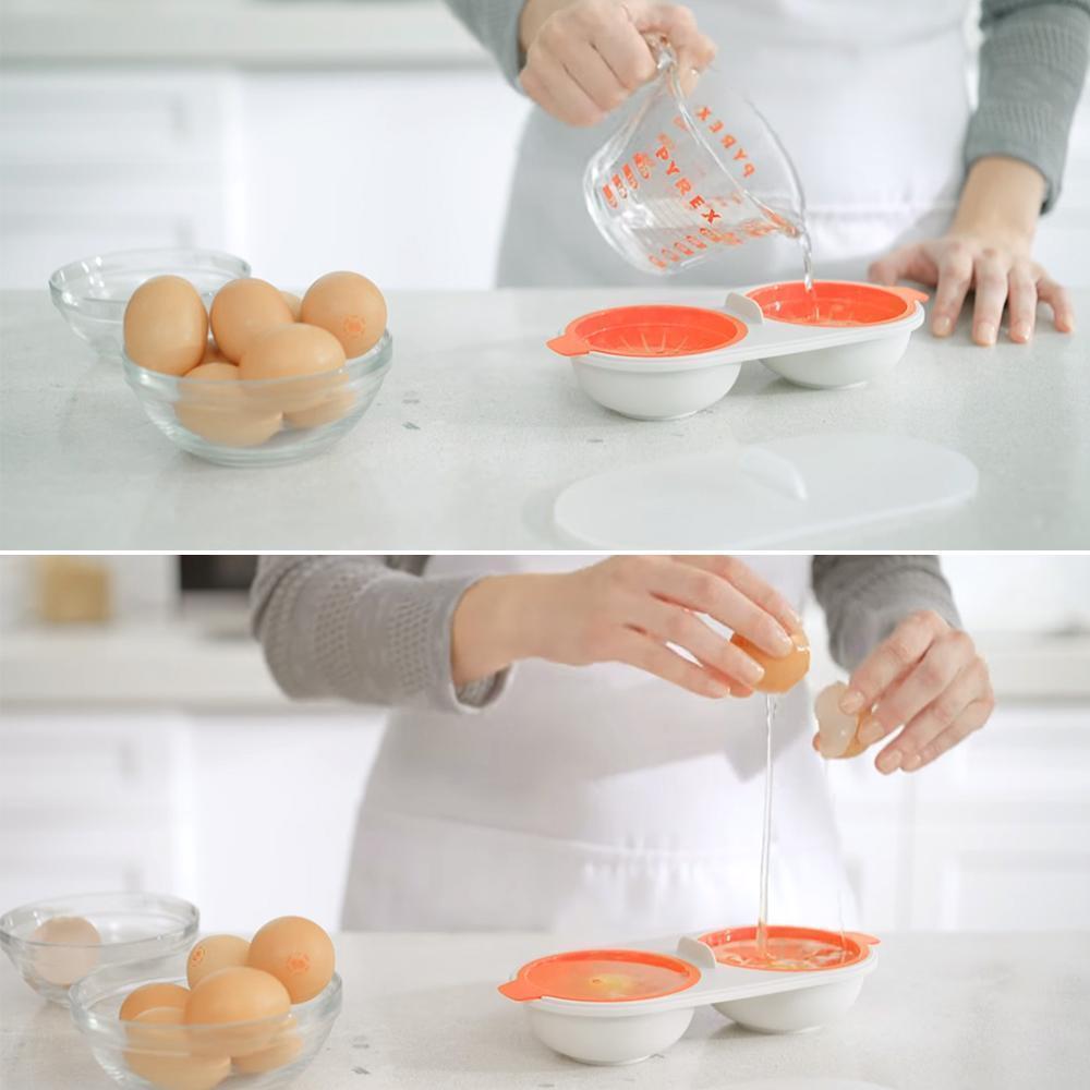 Skorter | Double Microwave Egg Cooker