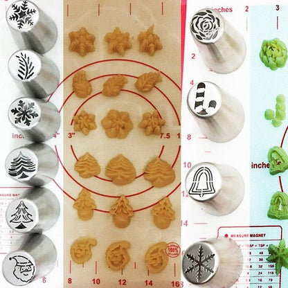 Skorter | Christmas Baking Piping Nozzle Set