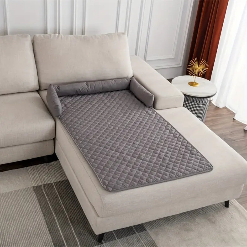 Skorter | Bolstered Quilted Pet Sofa Protector