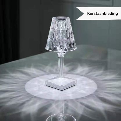 Skorter | LuxeCrystal Premium LED Table Lamp | Wireless | Dimmable Crystal Lighting | Mood Light & Decoration