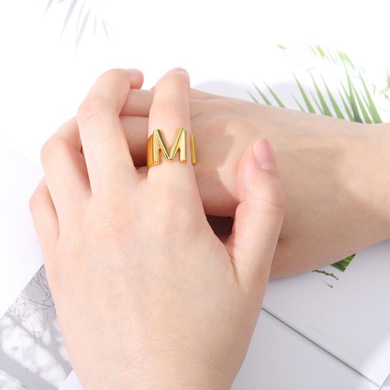 Skorter | Initial A-Z Letter Ring