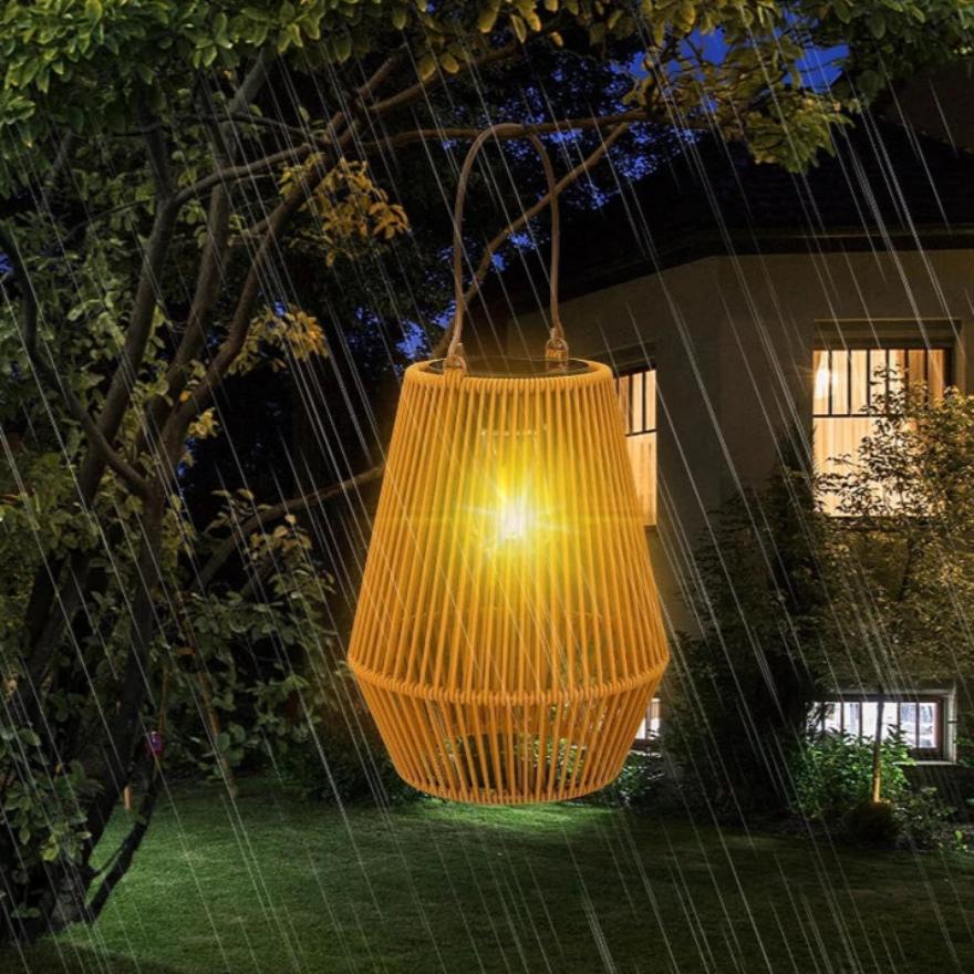 Skorter | Solar Outdoor Handwoven Garden Lamps | Waterproof Landscape Light for Villa & Terrace Decoration - Alpho