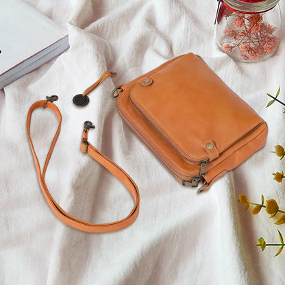 Skorter | Three-Layer-Leather-Crossbody-Shoulder- & Clutch-Bag