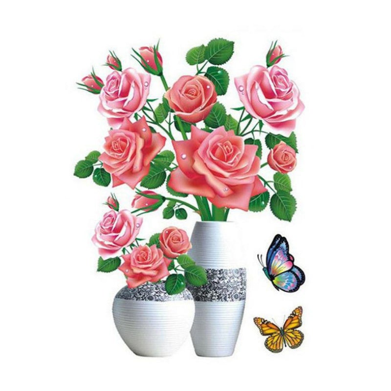 skorter | Diy Plant Vase 3d Stereo Sticker Self-Adhesive