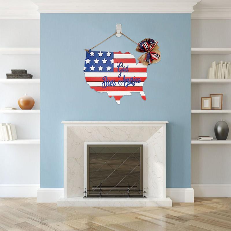 Skorter | America Flag Decorative Sign