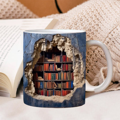 Skorter | 3D Bookshelf Mug