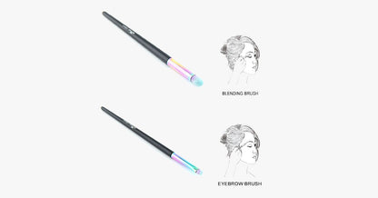 Skorter | Black Mermaid Rainbow Feather Set