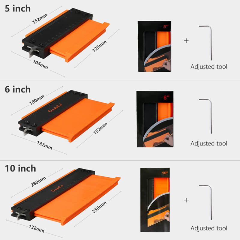 Skorter | Contour gauge with lock