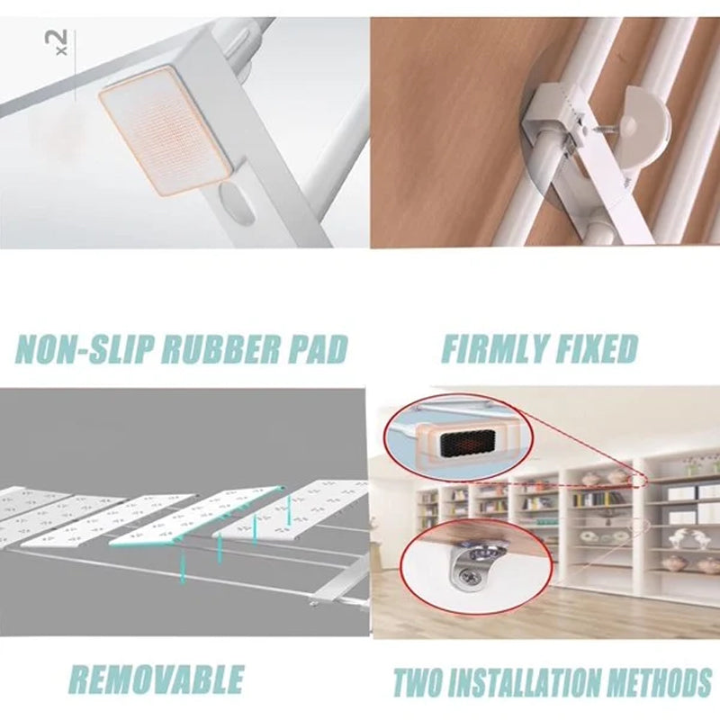 skorter | Expandable closet tension shelf storage shelf