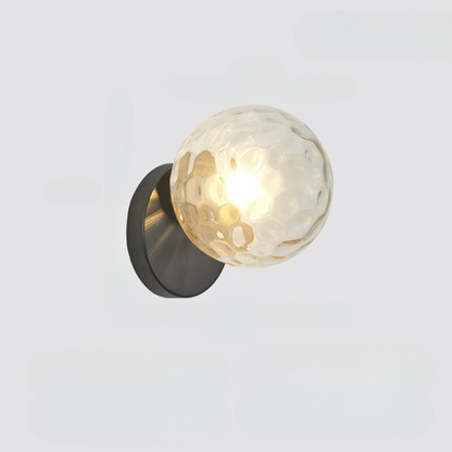 Skorter | GoldLicht - Modern Golden Wall Lamp With Glass Sphere