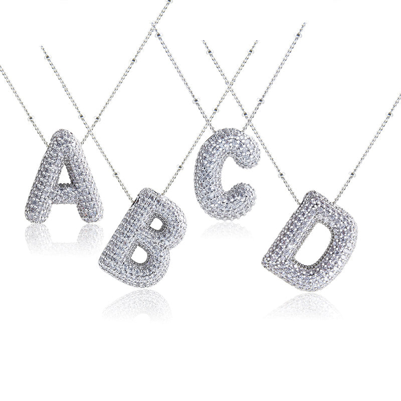 Skorter | Alphabet-Diamond-Pendant-Necklace