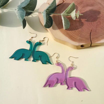 Skorter | Acrylic Small Dinosaur Earrings