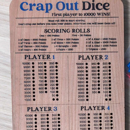 Skorter | Crap Out Dice Scoreboard