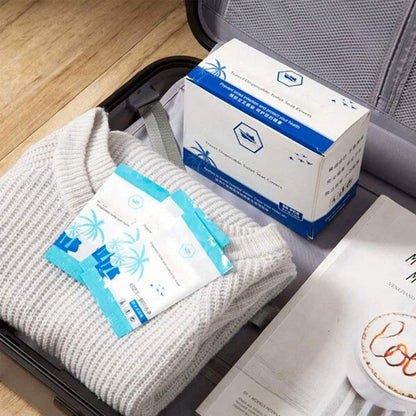 skorter | 50 Pcs Transparent Disposable Toilet Mats