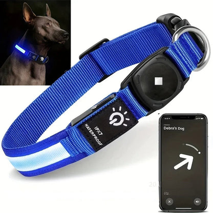 Skorter | Dog Collars – Waterproof LED Light Up Dog Collar with USB Rechargeable Glow, Dog Collars Illuminated for Night Safety, All Sizes