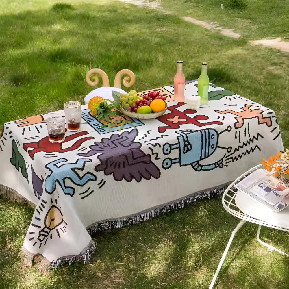 Skorter | Bold Expressions Tassel Blanket