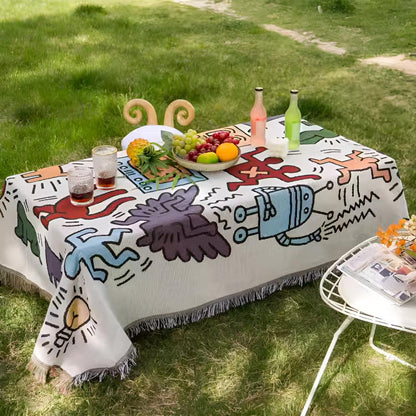 Skorter | Bold Expressions Tassel Blanket