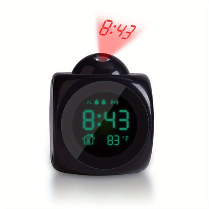 Skorter | TimeCast - LCD Digital Alarm Clock with Sleep Timer
