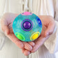 Skørter | Set with 2 Rainbow Puzzle Ball Cube Magic Rainbow Ball Puzzle Bundle Stress Fidget Ball Brain Teaser