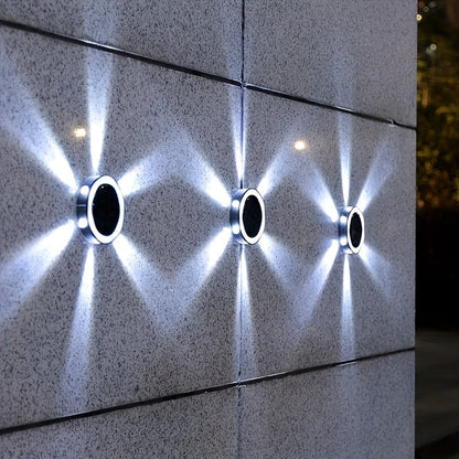 Skorter | SolarLicht - 6 LED Outdoor Lighting, Solar Energy Outdoor Lighting for Path, Garden and Patio
