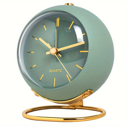 Skorter | EleganceTime - Stylish Quartz Alarm with Metal Frame