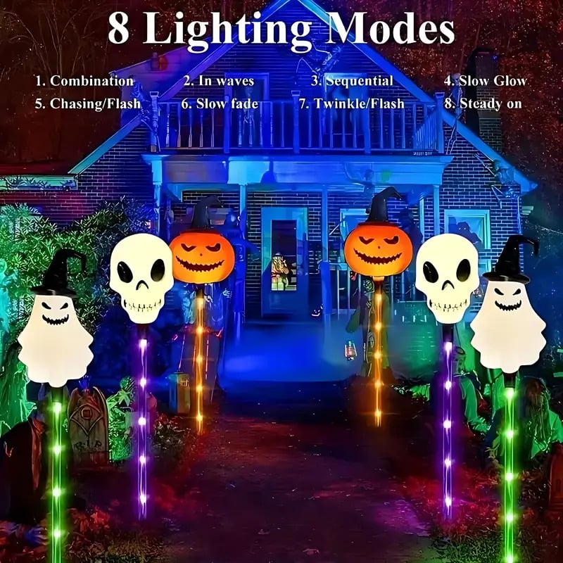 Skorter | 6 in 1 Halloween Solar Garden Lights