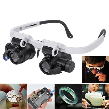 Skorter |  Glass with Led Light Eyewear Observation Lens