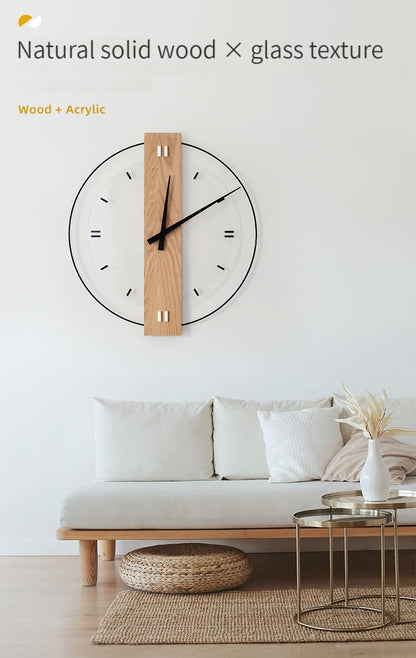 Skorter | Solid Wood Nordic Wall Decoration Clock 40cm