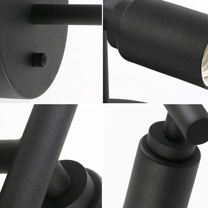 Skorter | Modern LED Wall Lamp Black for Bathroom