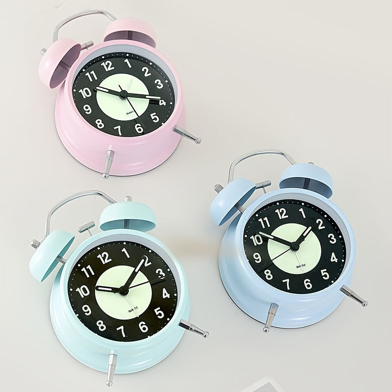Skorter | GlowClock - Silent Luminous Alarm Clock in Metal