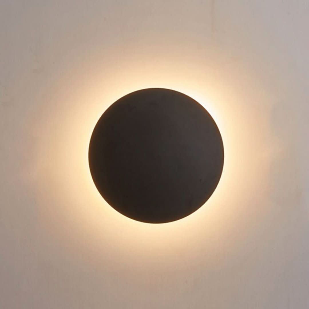 Skorter | Glowaura - Modern Round Wall Lamp
