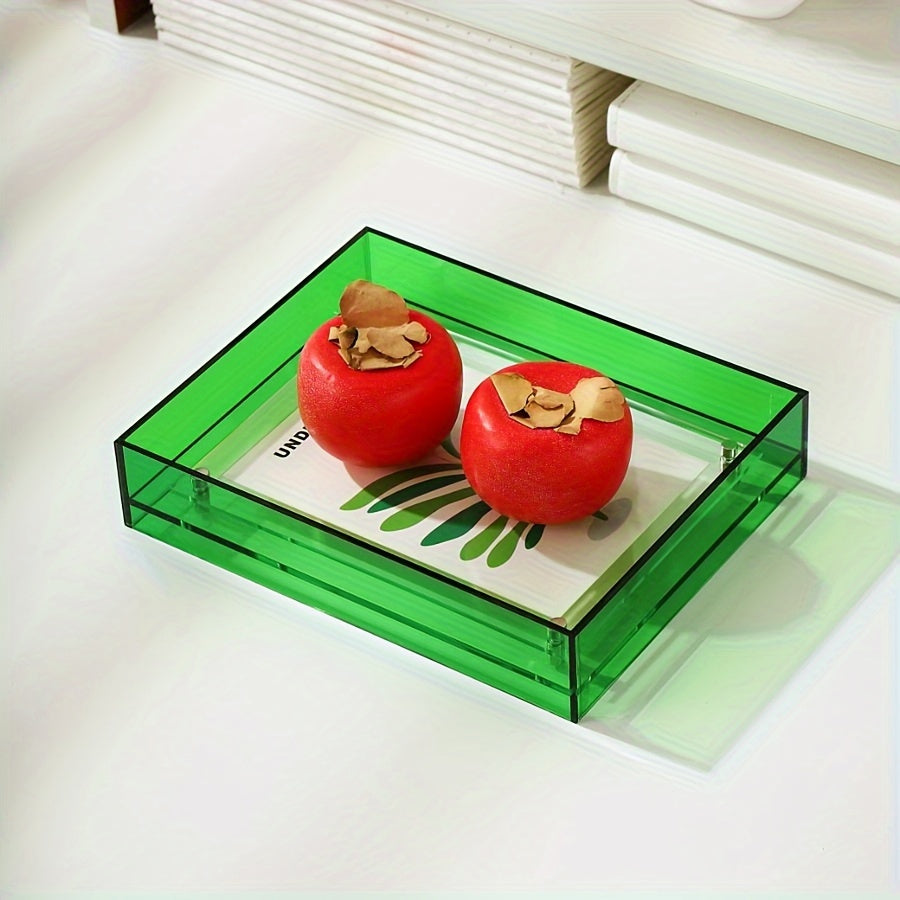 Skorter | Elegant Acrylic Picture Frame - Rectangular, Wall Mounting or Table Decoration for Wedding Pictures, Posters & Puzzles - No Power Needed, Home Decor