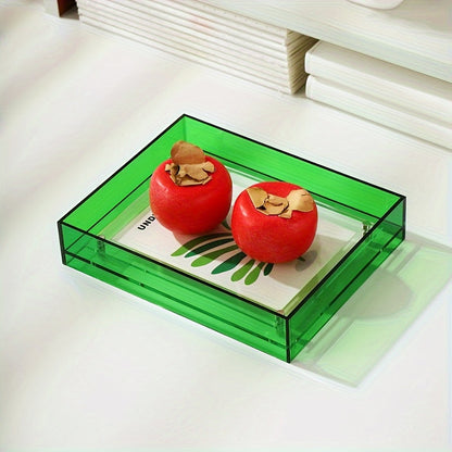 Skorter | Elegant Acrylic Picture Frame - Rectangular, Wall Mounting or Table Decoration for Wedding Pictures, Posters & Puzzles - No Power Needed, Home Decor