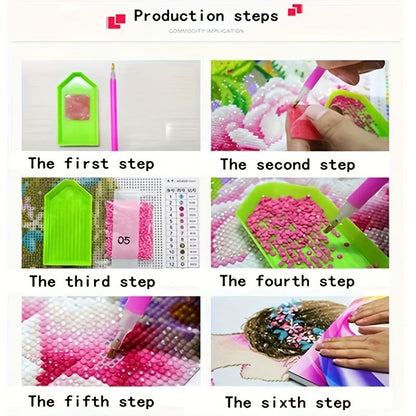 Skorter | DIY Diamond Painting Set - Cute Puppy & Friends | Handmade Canvas Art For Home Decoration | Diamond Painting Sets