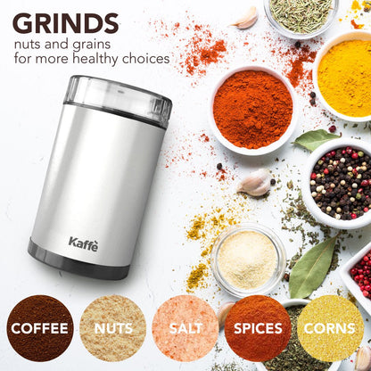 Skorter | 14Cup Electric Coffee Grinder, Stainless Steel