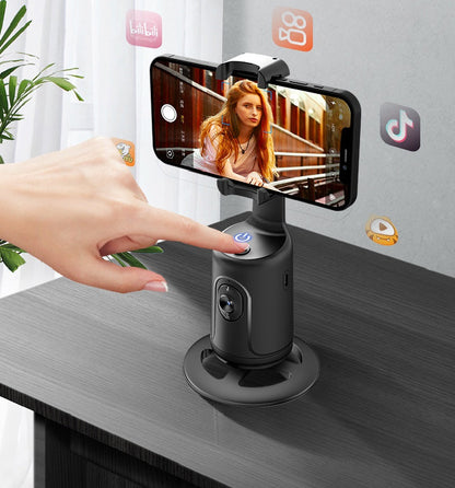 Skorter | 360 AI Smart Gimbal Auto Face Recognition Phone Holder with Live Stabilizer & Tripod