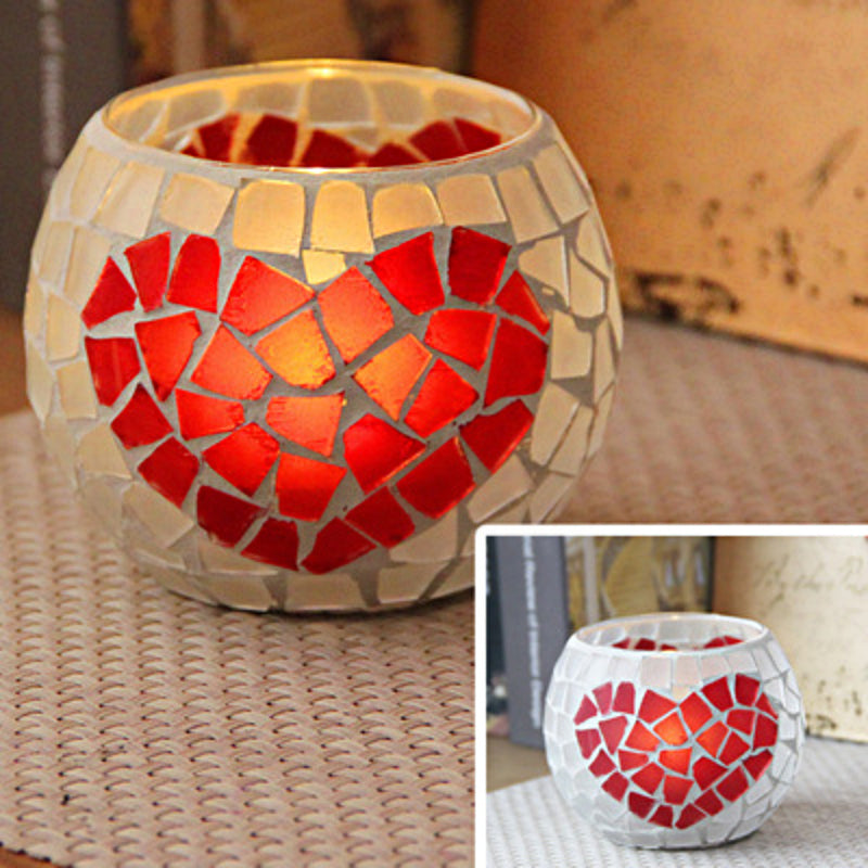 Skorter | European Retro Glass Mosaic Tealight Holder