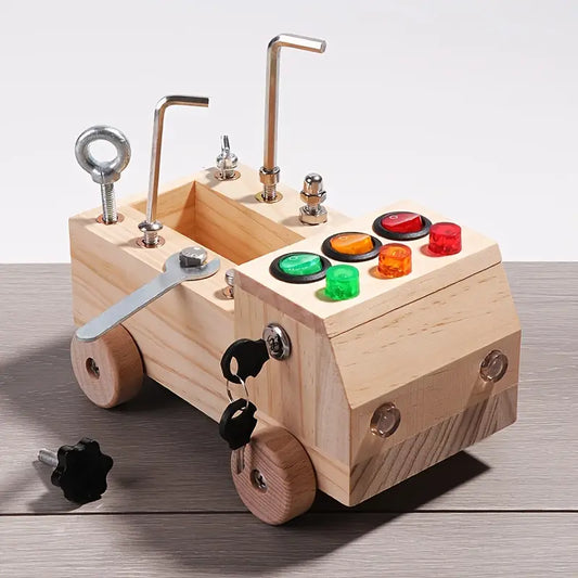 Skorter | Montessori Busy Board - Learn & Live With Led'S - Creative Development