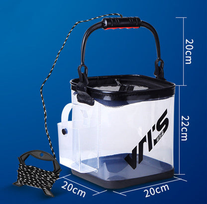 Skorter | Foldable Transparent Fish Bucket