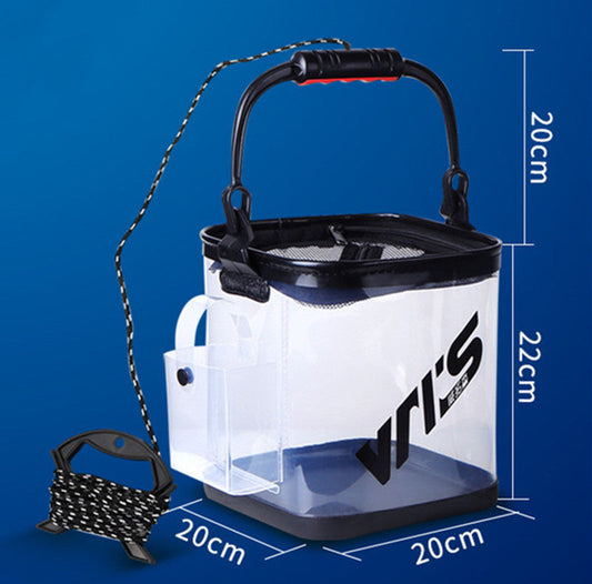 Skorter | Foldable Transparent Fish Bucket