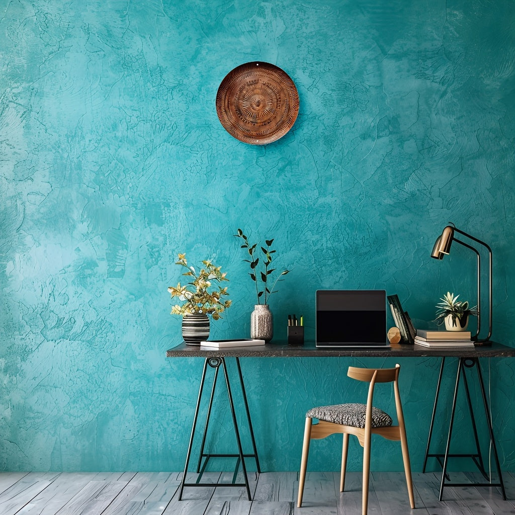 Skorter | CoolamonArt - Round Aluminum Wall Art for Office Decor