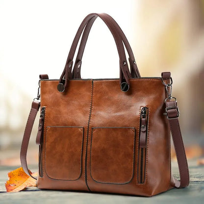 Skorter | Elly – Women’s Vintage Leather Shoulder Bag | Handmade & Elegant Design