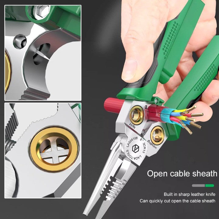 Skorter | 8in1 Electrician Multi-Tool Cable Stripping Pliers